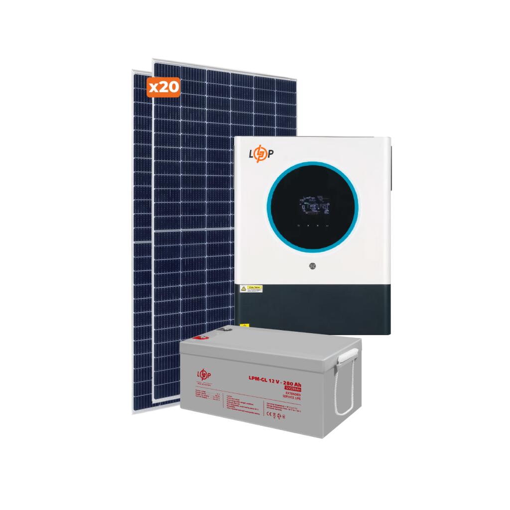 Оборудование для солнечной электростанции (СЭС) Стандарт 11 kW АКБ 13,44 kWh Gel 280 Ah - Изображение 2