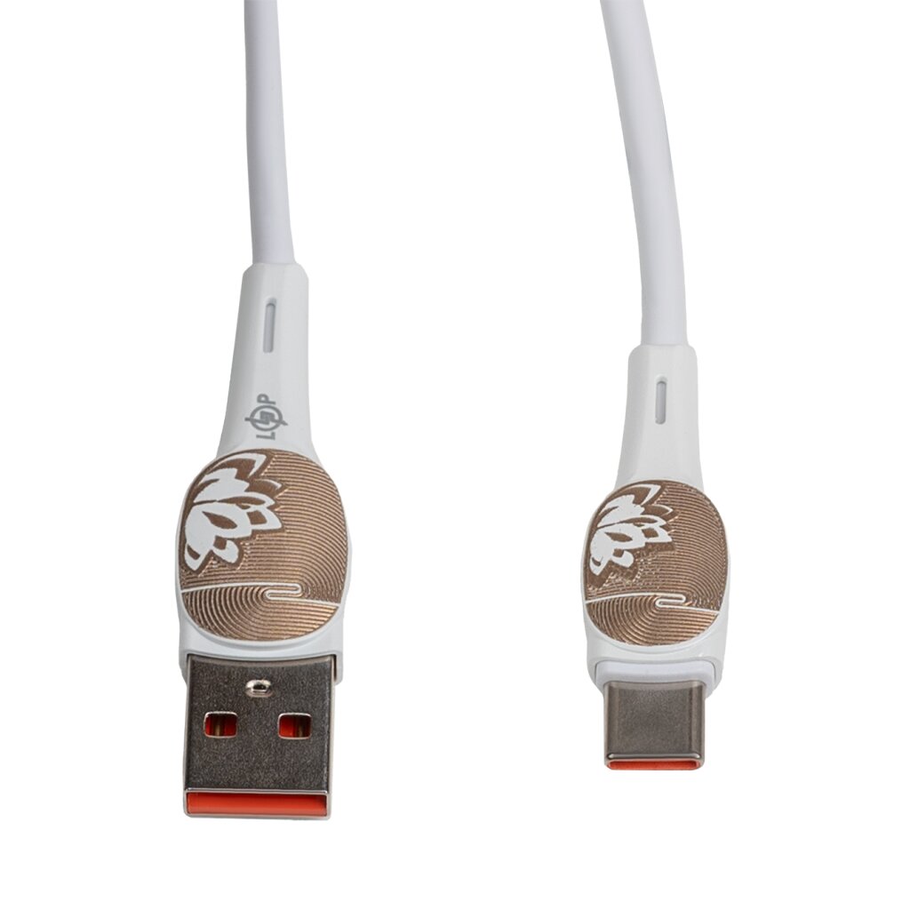 Кабель (шнур) LP USB 3.0 to USB Type-C 3A 30W с быстрой зарядкой (QC) 1м C301DC - Изображение 1