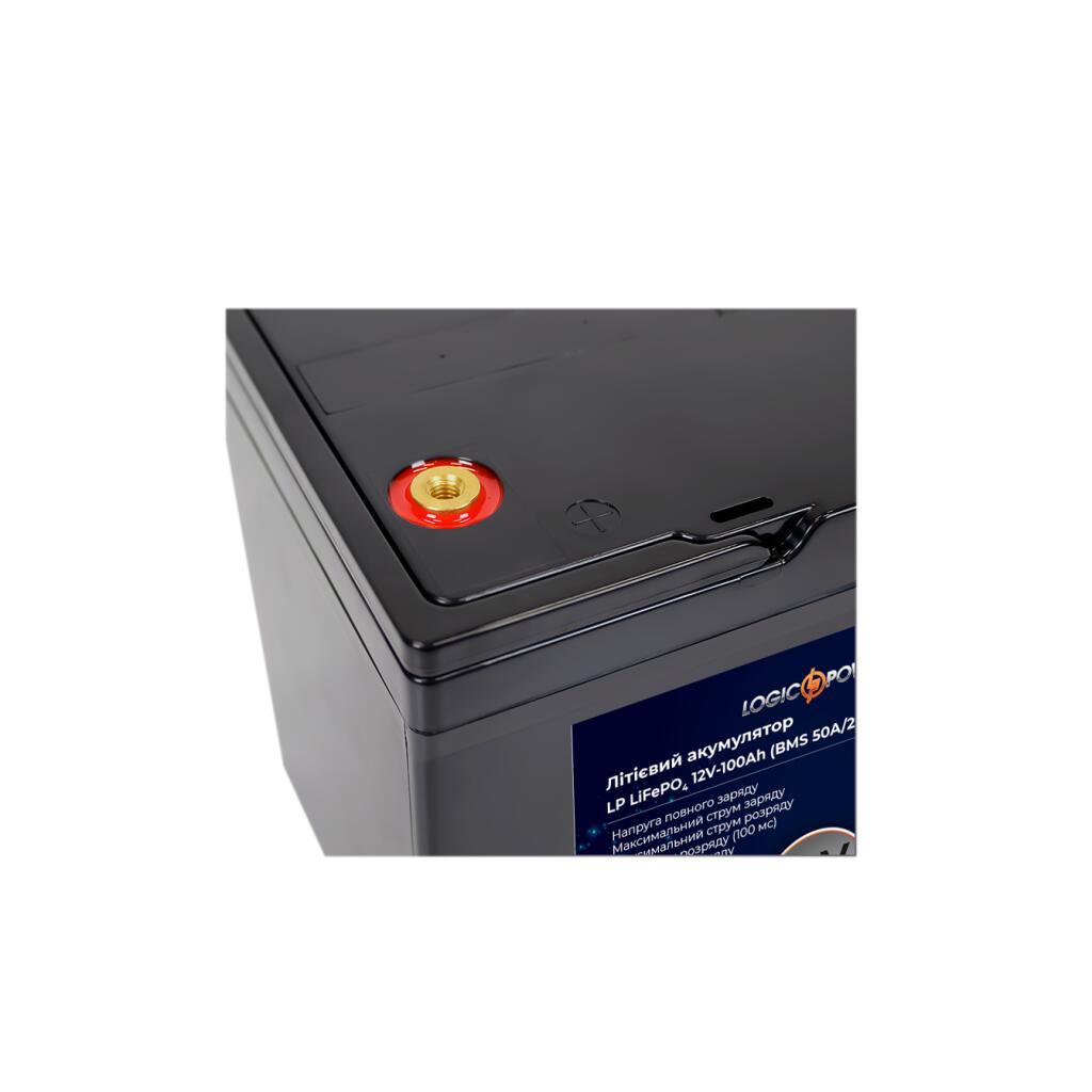 Аккумулятор LP LiFePO4 12V - 100 Ah (BMS 50A/25А) пластик - Изображение 5