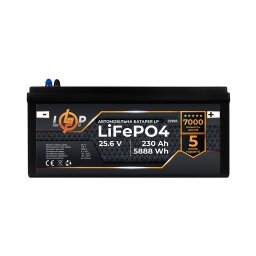 Аккумулятор для автомобиля литиевый LP LiFePO4 24V - 230 Ah (+ справа) null