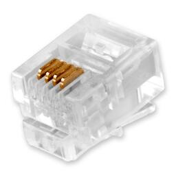 Коннектор RJ12-6P4С (100 шт)