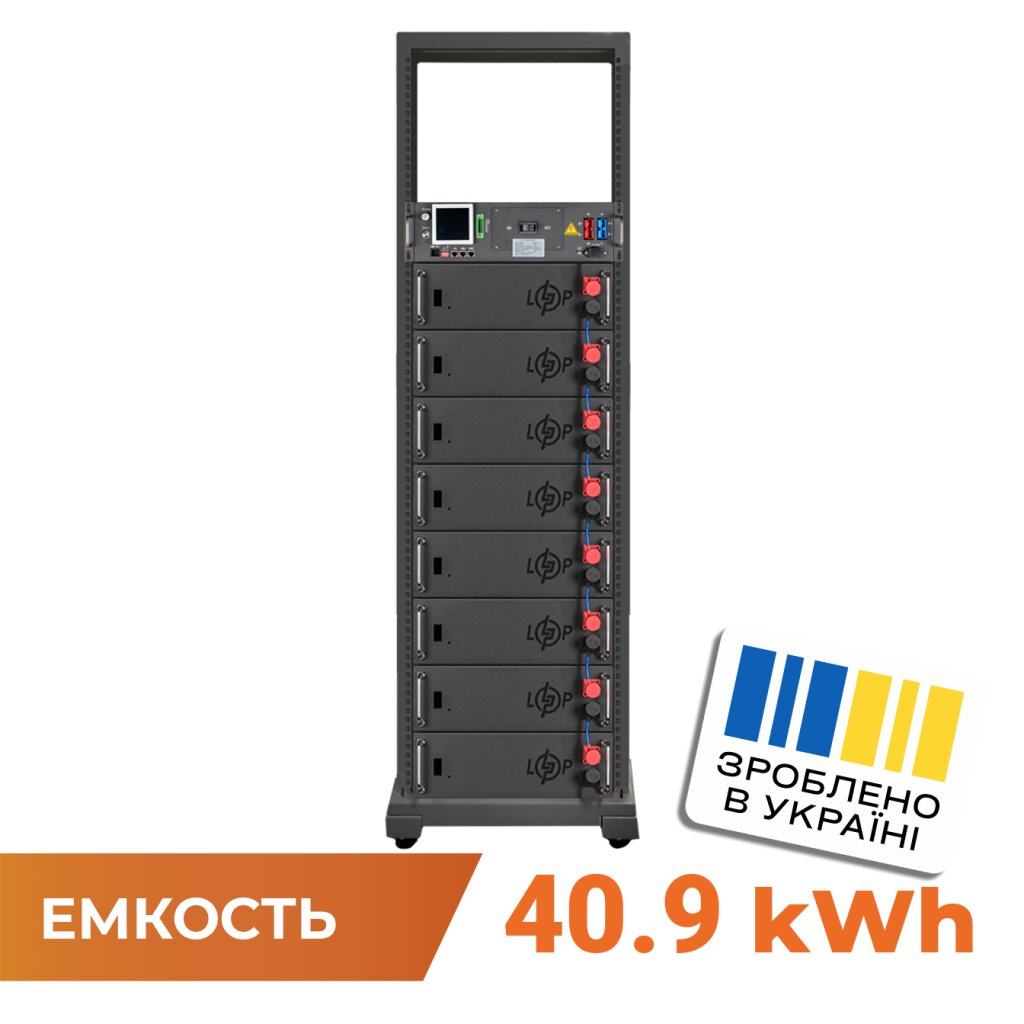 Аккумулятор LP LiFePO4 Battery HVM 409,6V 100Ah (40960 Wh) BMS 125А AB Lrack black - Изображение 1