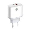 Зарядка для телефона LogicPower 45W (Type-C+USB) QC + кабель (Type-C to Type-C) - Изображение 1