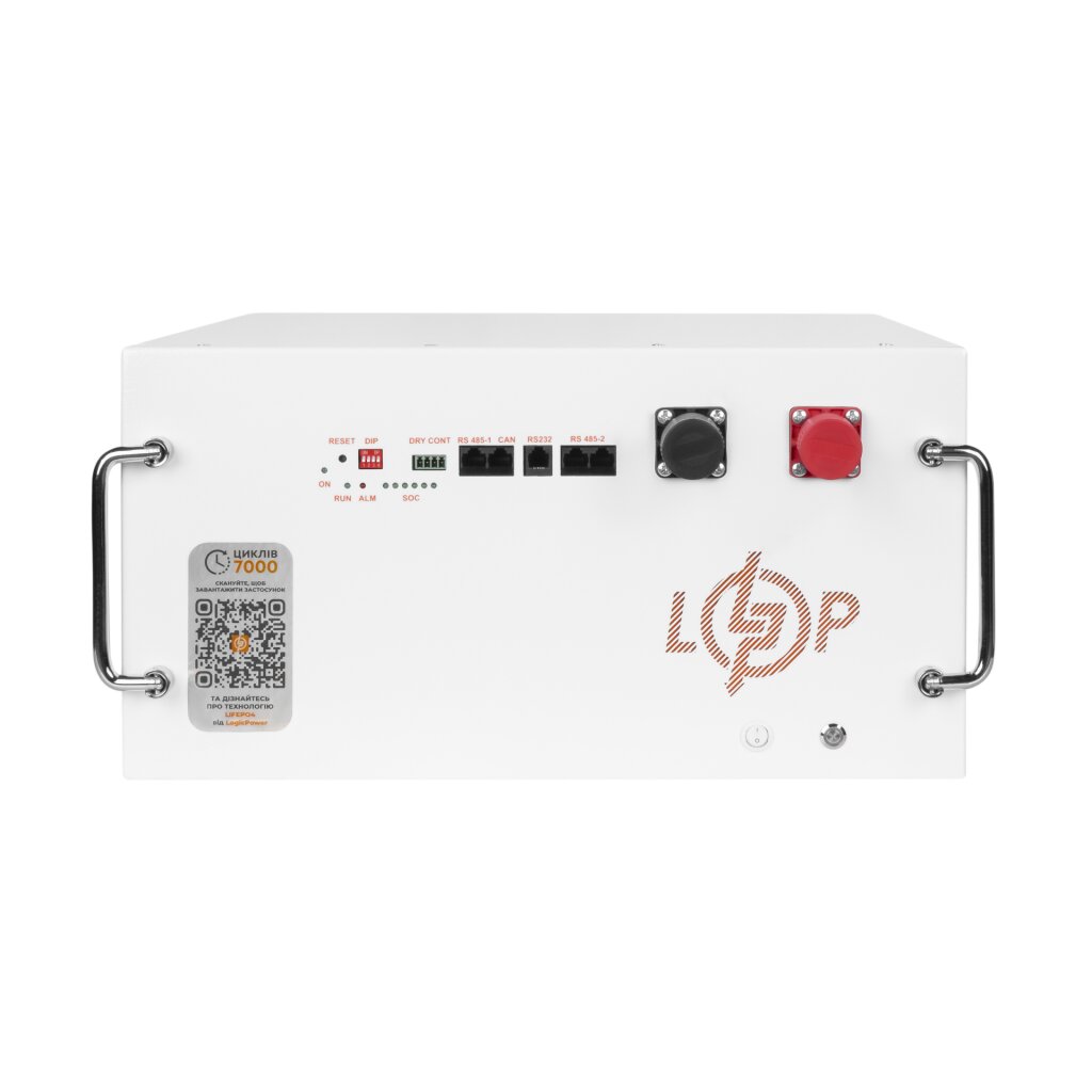 Аккумулятор LP LiFePO4 51,2V - 230 Ah (11776Wh) (BMS JK 200A/100А) RM RS485/CAN WH - Изображение 1