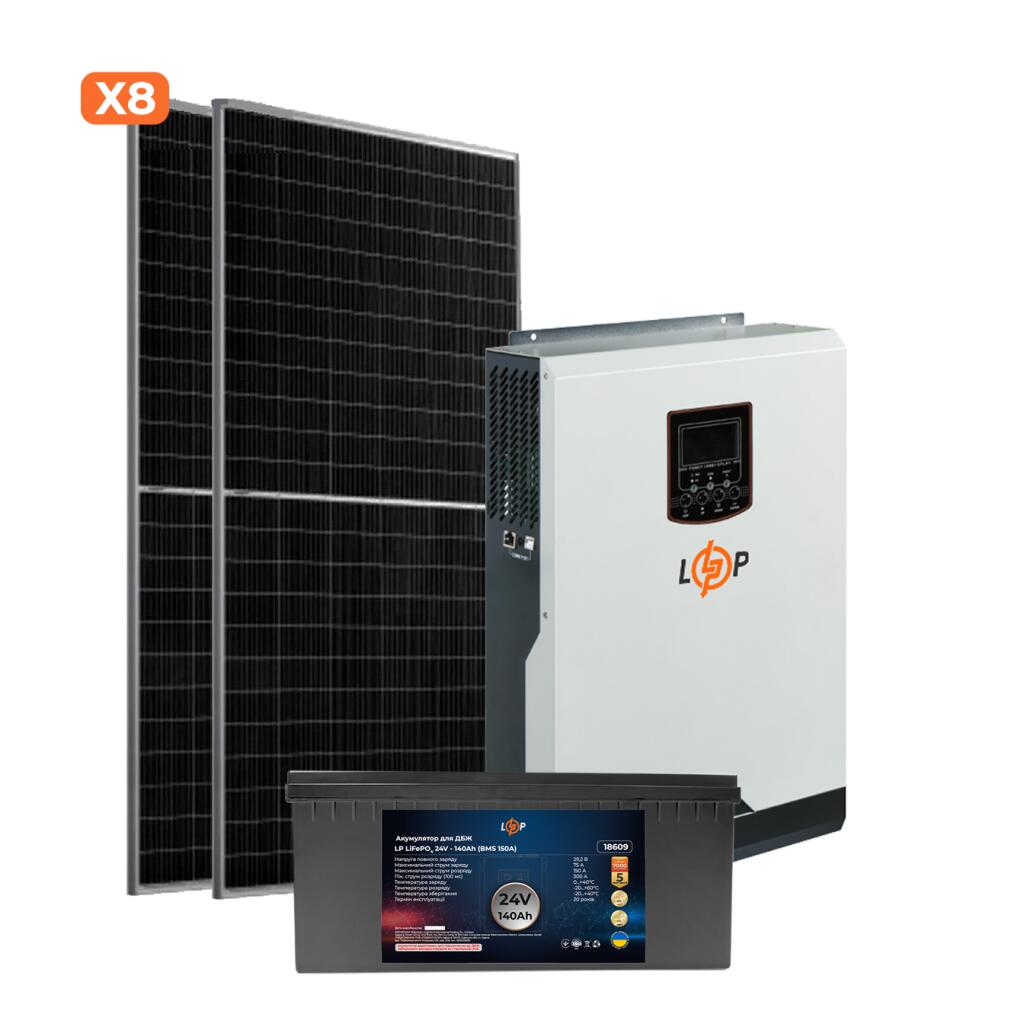 Солнечная электростанция (СЭС) Премиум 3.5kW АКБ 3.3kWh LiFePO4 140 Ah - Изображение 2