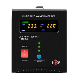 ИБП LogicPower LPY-PSW-1500VA+ (1050Вт) 10A/20A с правильной синусоидой 24V 