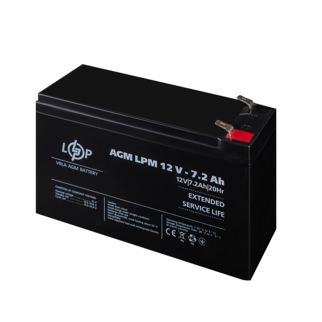 Распродажа Аккумулятор AGM LPM 12V - 7.2 Ah - Изображение 4