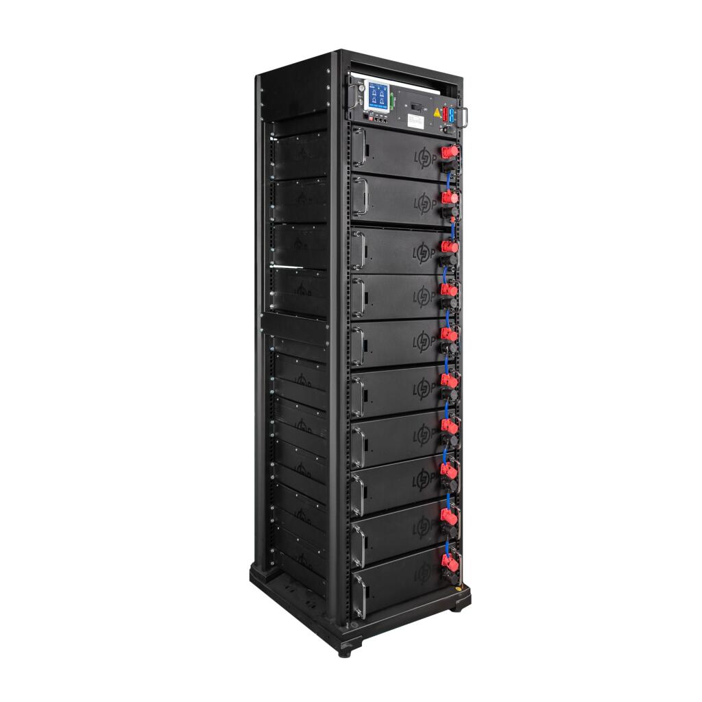 Высоковольтный аккумулятор LP LiFePO4 Battery HVM 512V 100Ah (51200 Wh) BMS 125А AB Lrack black - Изображение 2