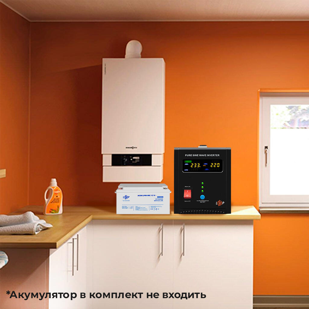 ДБЖ LogicPower LPY-PSW-1500VA+ (1050Вт) 10A/15A з правильною синусоїдою 24V - Зображення 7