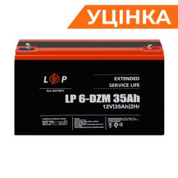 Тяговый свинцово-кислотный AGM аккумулятор LP 6-DZM-35 Ah Уценка