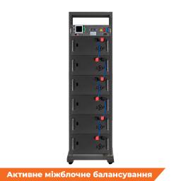 Акумулятор LP LiFePO4 Battery HVM 307,2V 315Ah (96768 Wh) BMS 125А Lrack black AB PRO