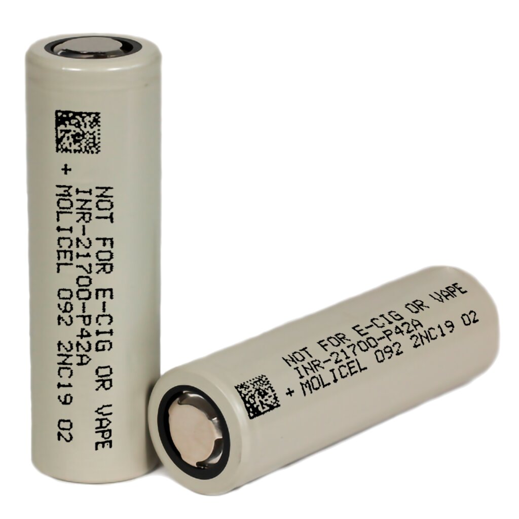 Акумулятор Li-ion 4,2Ah 3.7V 21700 Molicel INR21700-P42A - Изображение 1