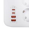Мережевий фільтр (подовжувач) LP F65WG4 (3x230V-3520W, 2xUSB-60W, 2xType-C 65W QC/PD) - Зображення 4