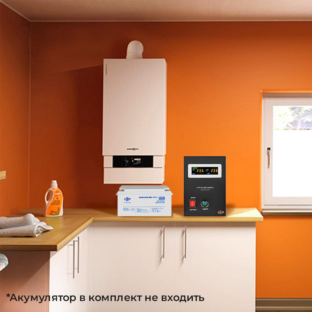 ДБЖ з правильною синусоїдою 12V LPY-B-PSW-500VA+ (350Вт) 5A/10A - Зображення 7