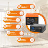Комплект резервного питания LP (LogicPower) ИБП + литиевая (LiFePO4) батарея (UPS B1000 + АКБ LiFePO4 1280Wh) - Изображение 2