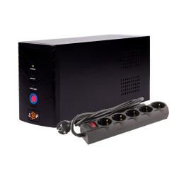 Комплект ИБП LP-U650VA (390Вт) + сетевой фильтр PREMIUM LP-X5 2 м Black (3520Вт)
