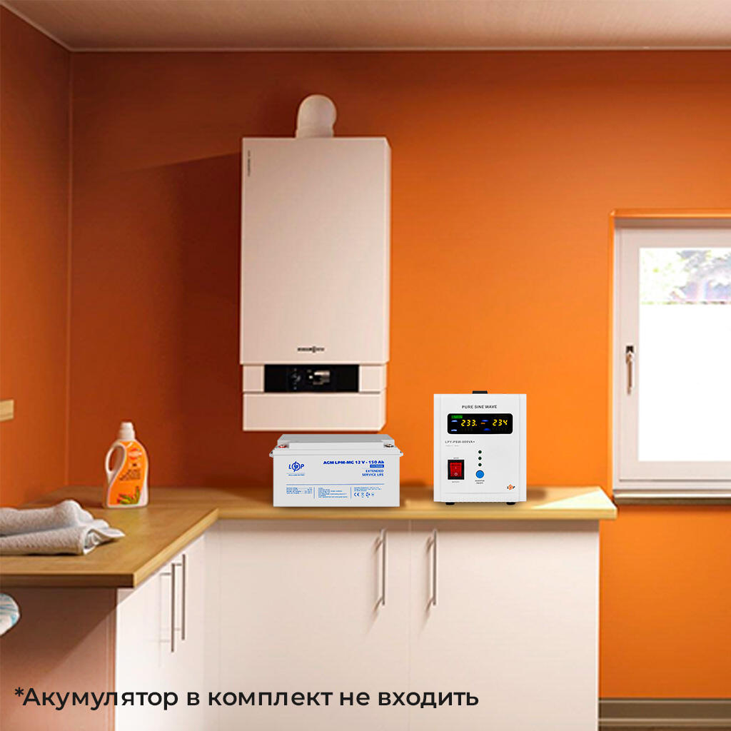 ДБЖ з правильною синусоїдою 12V LPY-PSW-500VA+ (350Вт) 5A/10A - Зображення 7