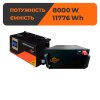 Комплект резервного живлення LP(LogicPower) ДБЖ + літієва (LiFePO4) батарея (UPS W12000 + АКБ LiFePO4 11776W) - Изображение 1