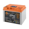 Акумулятор LP LiFePO4 LCD 12V (12,8V) - 50 Ah (640Wh) (BMS 50A/25A) пластик - Изображение 3