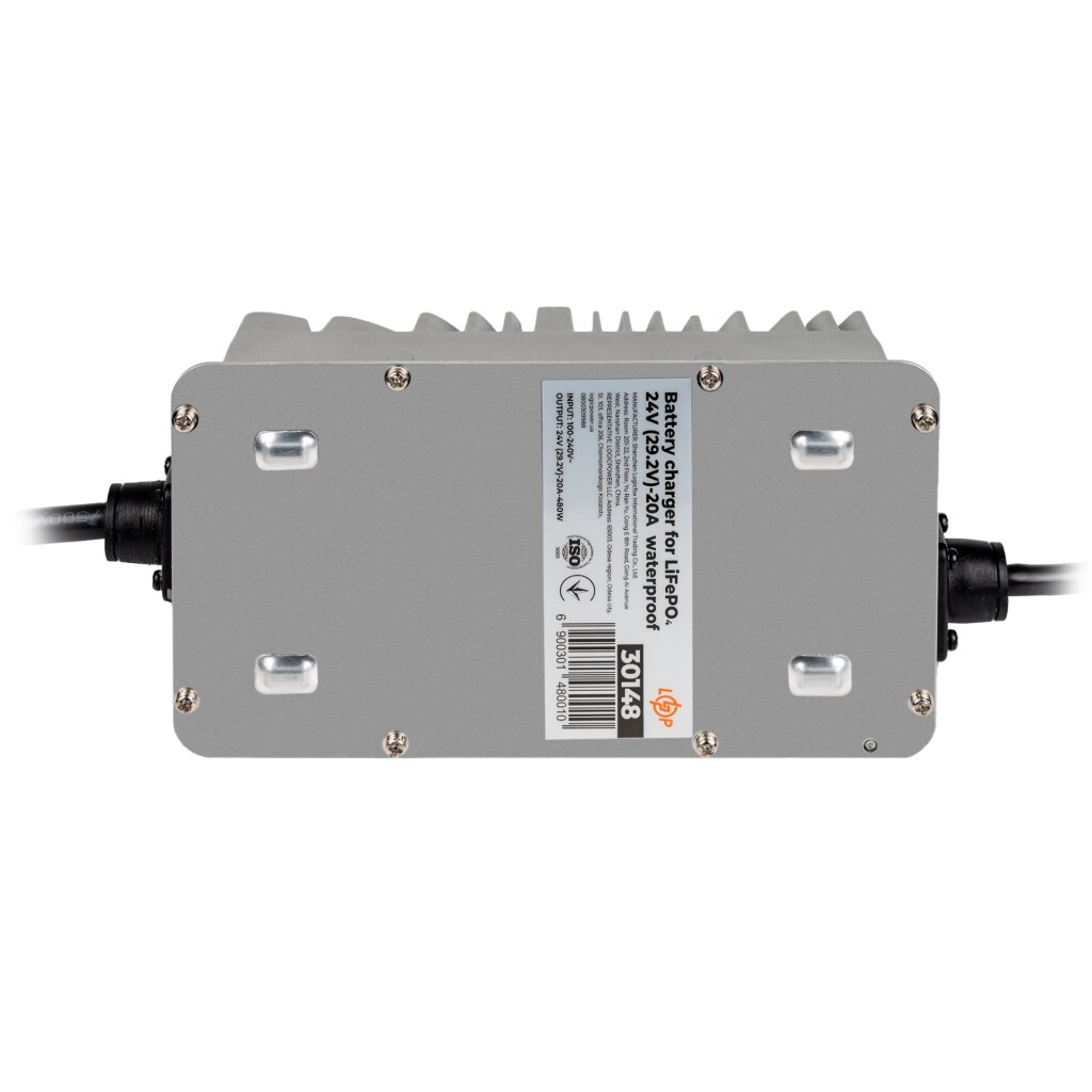Зарядное устройство для аккумуляторов LiFePO4 24V (29,2V)-20A waterproof - Изображение 1