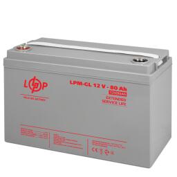 Аккумулятор гелевый LPM-GL 12V - 80 Ah