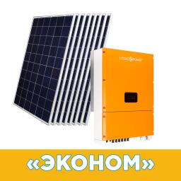 Комплект СЭС "Эконом" инвертор LPM-SIW-30kW + солнечные панели