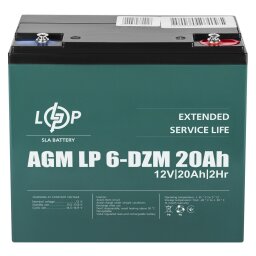 Тяговый свинцово-кислотный аккумулятор LP 6-DZM-20 Ah (2020)