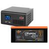Комплект резервного живлення LogicPower ДБЖ 1000W + літієва (LiFePO4) батарея 1920 Wh - Зображення 1