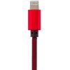 Кабель USB - Lightning 1м R (метал. плетение) красный - Изображение 2