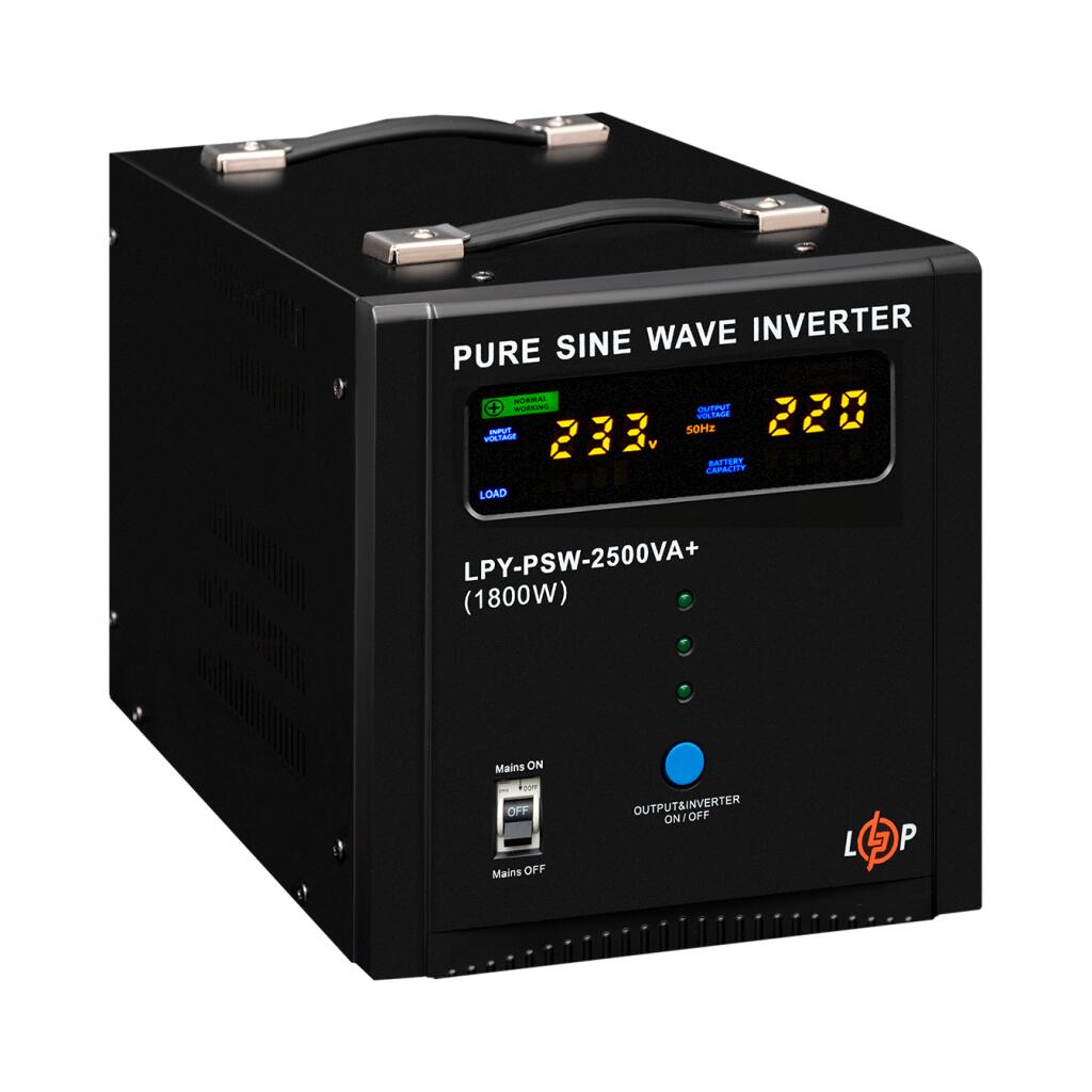 ИБП LogicPower LPY-PSW-2500VA+ (1800Вт) 10A/20A с правильной синусоидой 24V - Изображение 3