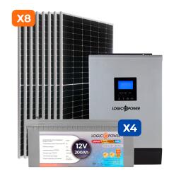 Комплект СЭС 5кВт АКБ Gel 200 Ah