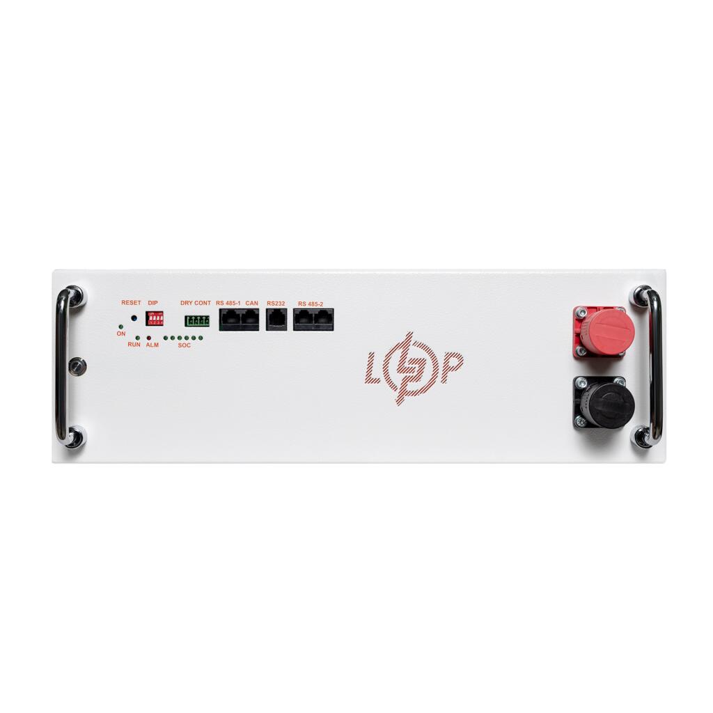 Акумулятор LP LiFePO4 51,2V - 100 Ah (5120Wh) RM RS485/CAN 2.0 - Зображення 2