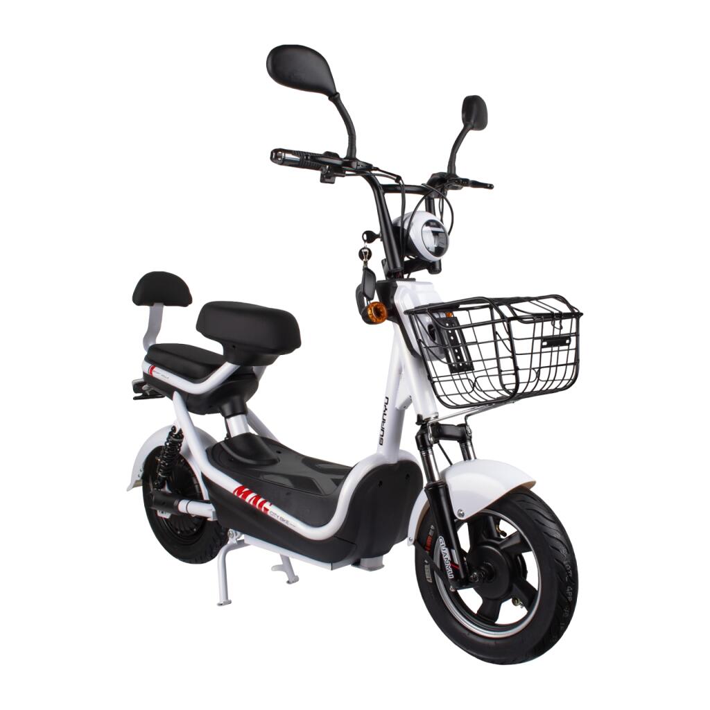 Электрический мопед CITY gy-4 350W/48V/20AH(GL) (белый) - Изображение 3