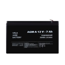 Аккумулятор для сигнализации AGM А 12V - 7 Ah 