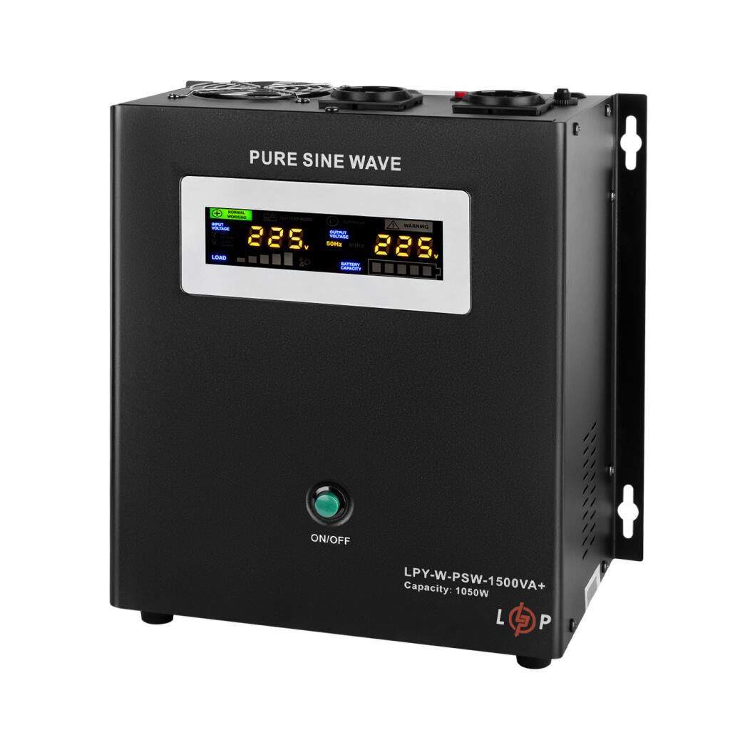 ИБП с правильной синусоидой 24V LPY-W-PSW-1500VA+(1050Вт)10A/15A - Изображение 2