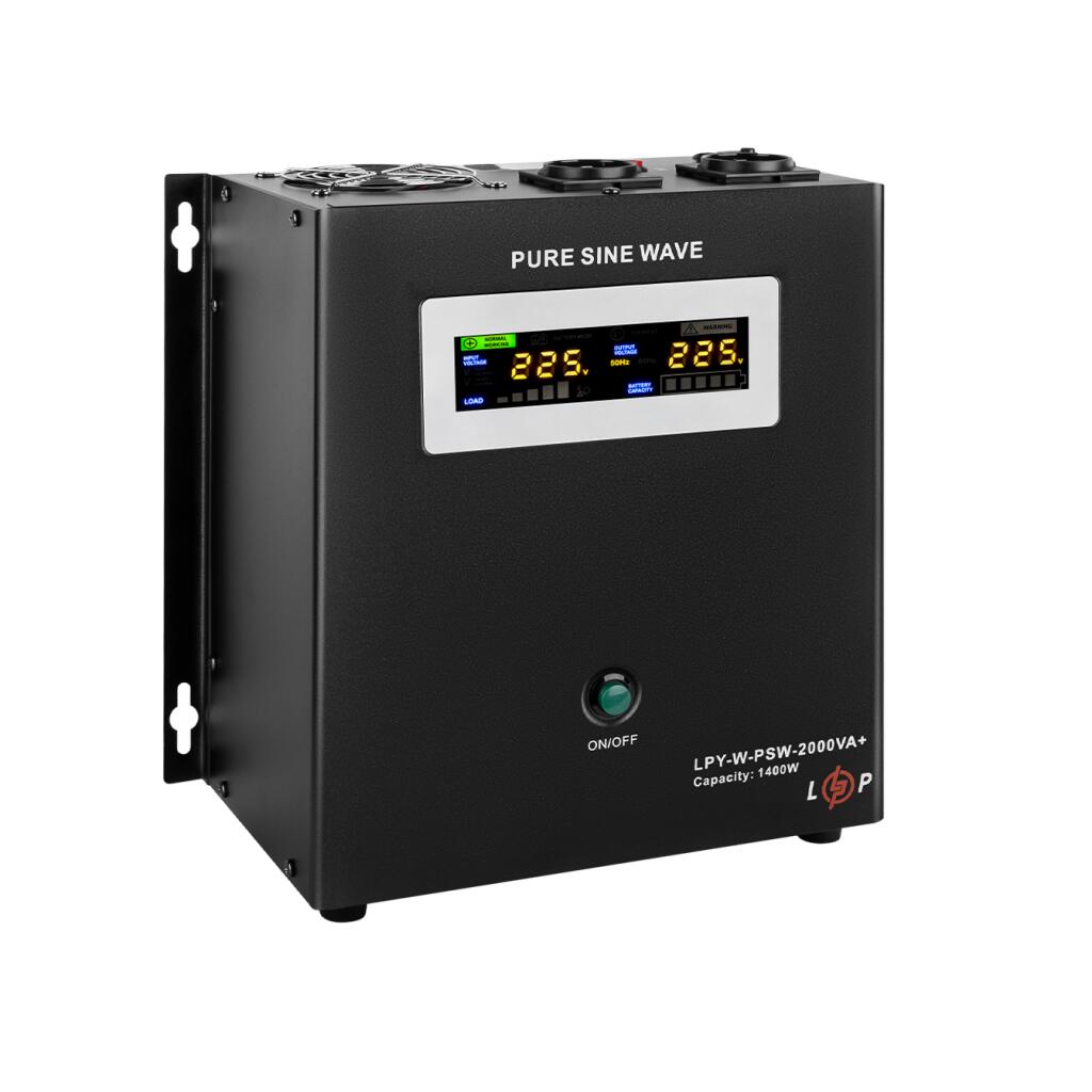 ИБП с правильной синусоидой 24V LPY-W-PSW-2000VA+ (1400Вт)10A/20A - Изображение 2