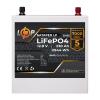 Аккумулятор LP LiFePO4 12V (12,8V) - 230 Ah (2944Wh) (BMS 80/40А) металл - Изображение 2