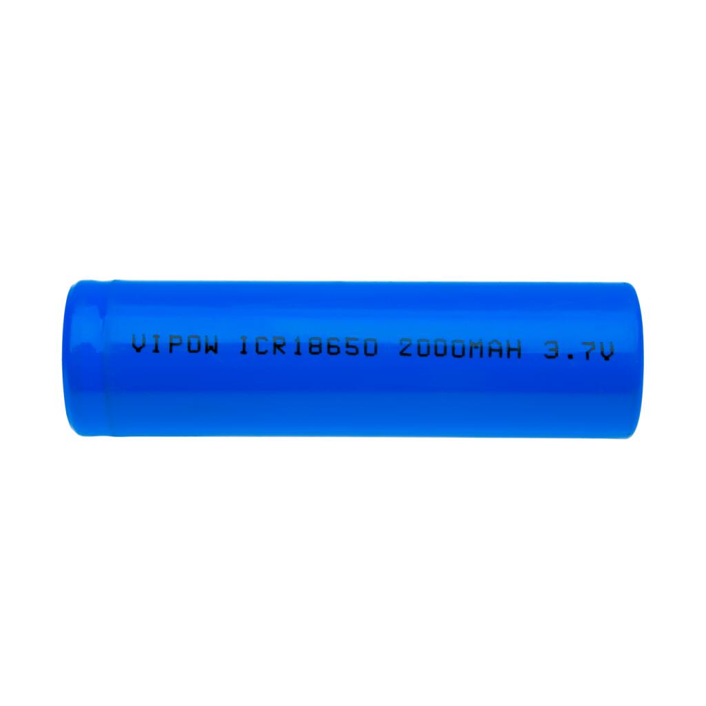 Аккумулятор Li-ion 18650 2 Ah - 3.7V (VIPOW) - Изображение 2