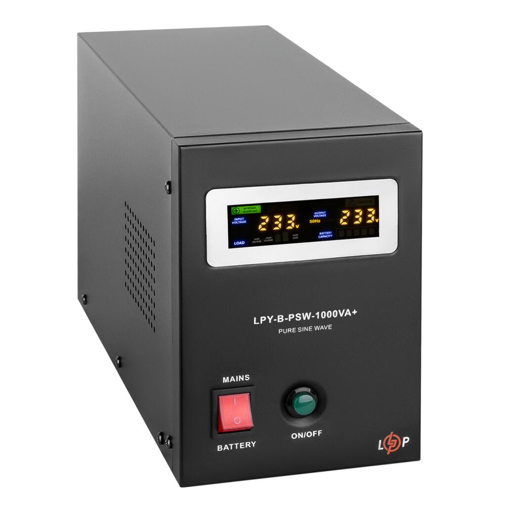 ИБП с правильной синусоидой 12V LPY-B-PSW-1000VA+(700Вт) 10A/20A - Изображение 3