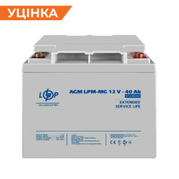 Распродажа (3874) Аккумулятор мультигелевый AGM LPM-MG 12V - 40 Ah 09/2023