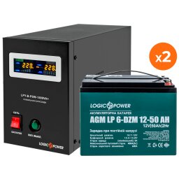 Комплект резервного питания ИБП + DZM батарея (UPS B1500 + АКБ DZM 1300W) null