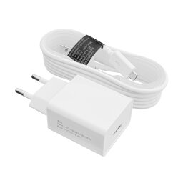 Зарядний пристрій + кабель micro USB LP АС-012 USB 5V 2.4A ОЕМ 1.5 м White