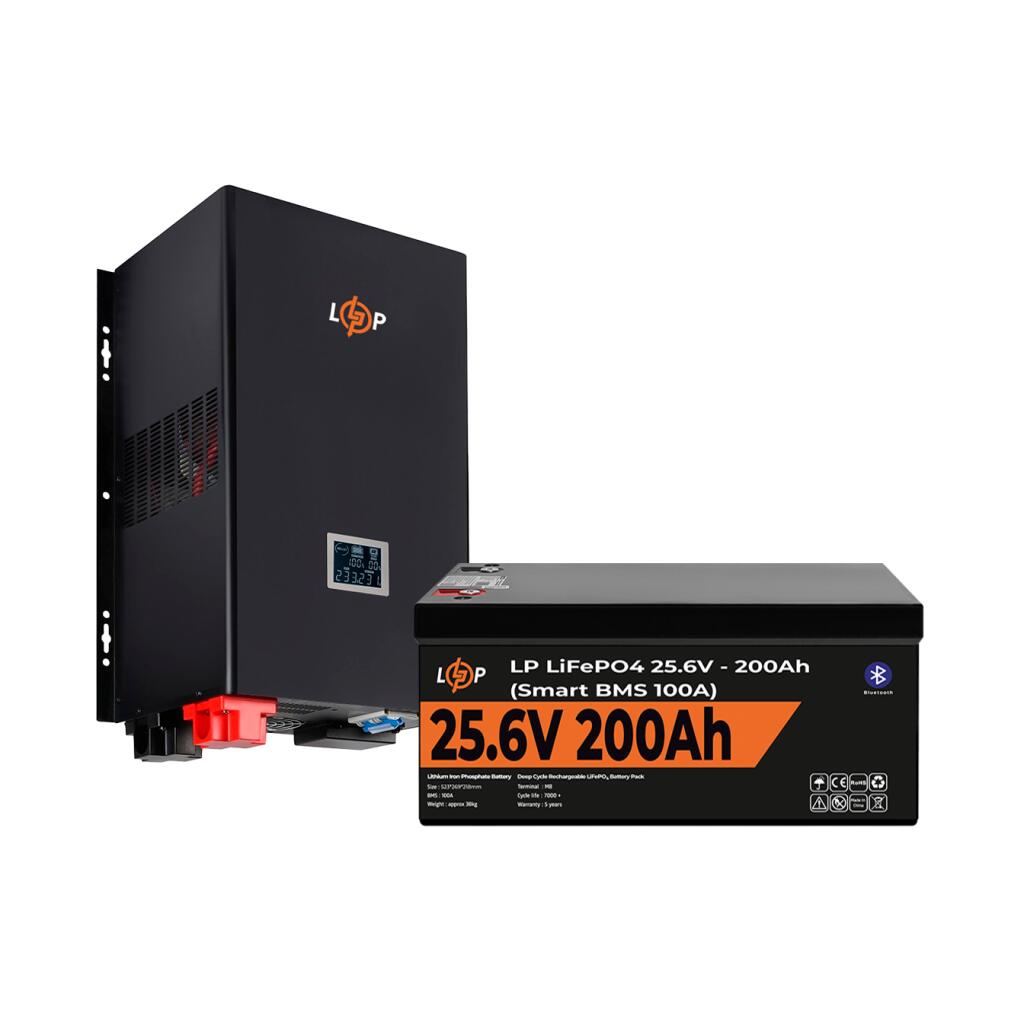 Комплект резервного питания LP(LogicPower) ИБП + литиевая (LiFePO4) батарея (UPS 3600VA + АКБ LiFePO4 5120W) - Изображение 3
