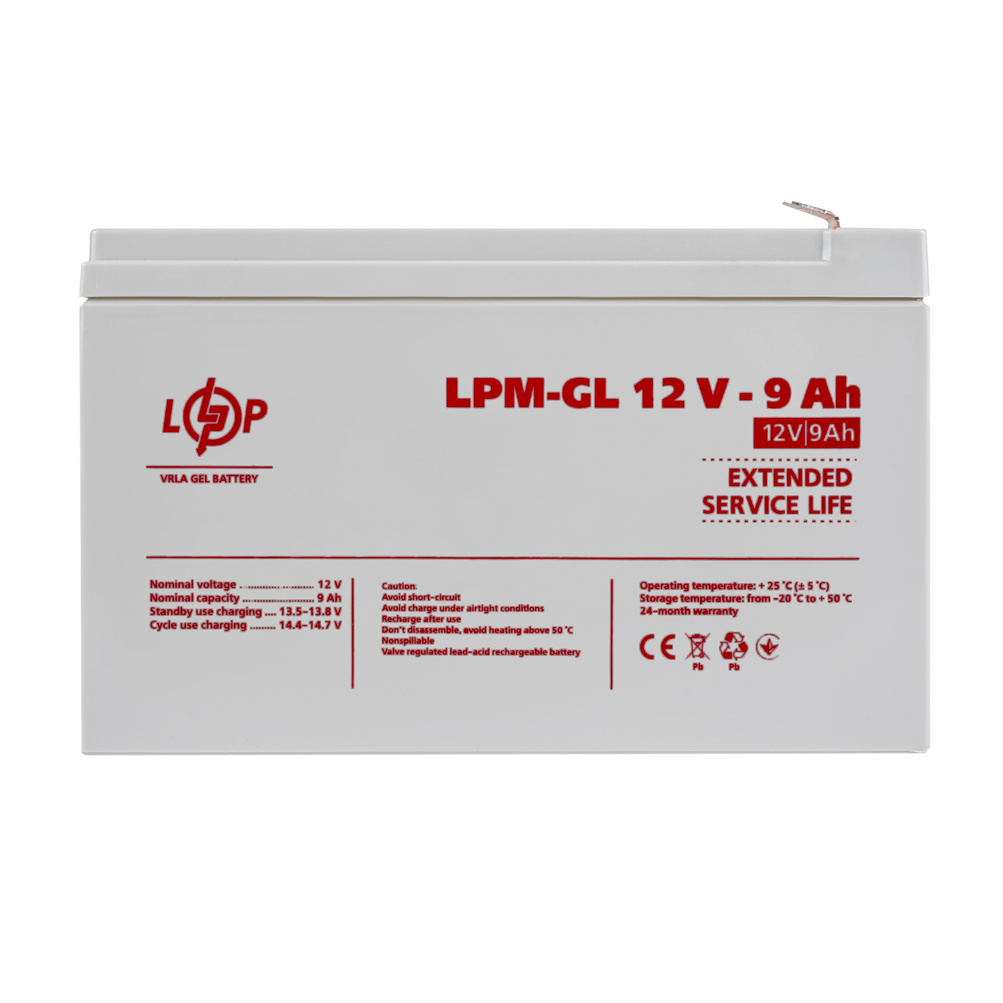 Аккумулятор гелевый LPM-GL 12 - 9 AH | купить в Украине