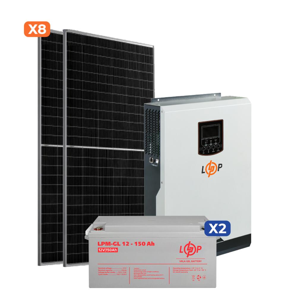 Солнечная электростанция (СЭС) Стандарт 3.5kW АКБ 3.6kWh Gel 150 Ah - Изображение 2