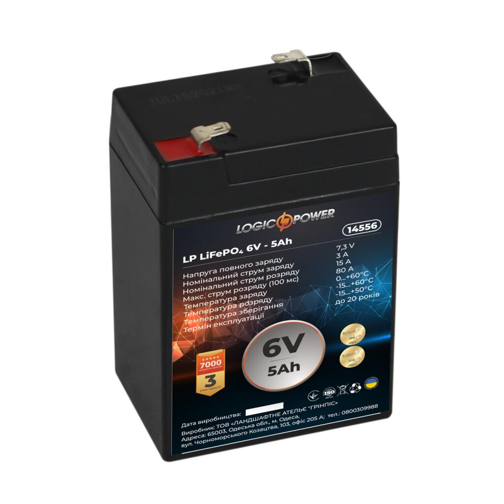 Аккумулятор LP LiFePО4 6V - 5 Ah - Изображение 2