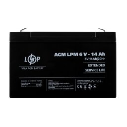 Акумулятор AGM LPM 6V - 14 Ah 