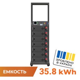 Аккумулятор LP LiFePO4 Battery HVM 358,4V 100Ah (35840 Wh) BMS 125А AB Lrack black