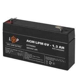 Аккумулятор AGM LPM 6V - 1.3 Ah null