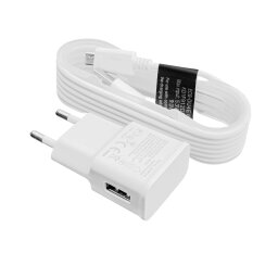 Зарядное устройство + кабель micro USB LP АС-004 USB 5V 1A ОЕМ White